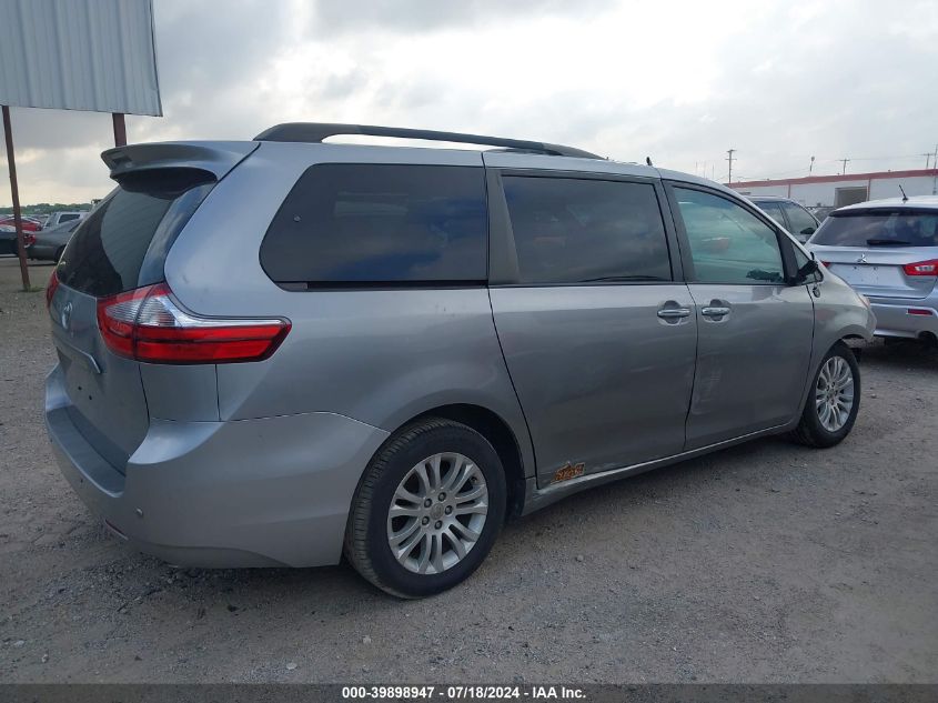 2017 Toyota Sienna Xle Premium 8 Passenger VIN: 5TDYZ3DC3HS801786 Lot: 39898947