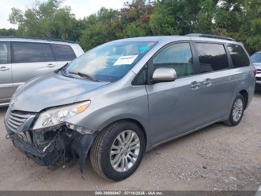 2017 Toyota Sienna Xle Premium 8 Passenger VIN: 5TDYZ3DC3HS801786 Lot: 39898947