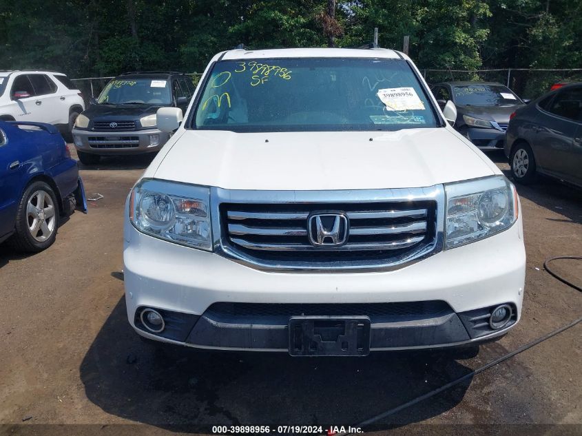 2012 Honda Pilot Touring VIN: 5FNYF4H95CB013070 Lot: 39898956