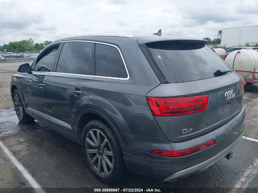 2019 Audi Q7 45 Premium/45 Se Premium VIN: WA1LHAF7XKD016177 Lot: 39898967