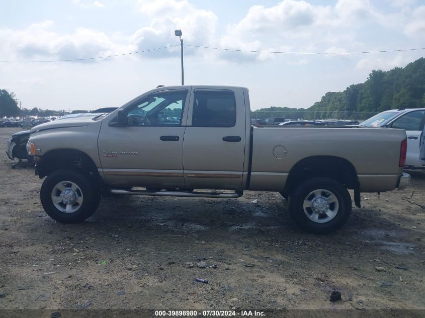 2003 Dodge Ram 2500 Slt/Laramie/St VIN: 3D7KU28673G756089 Lot: 39898980