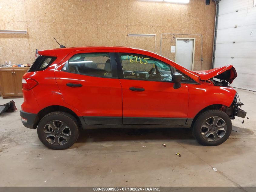 2020 Ford Ecosport S VIN: MAJ6S3FL2LC378806 Lot: 39898985