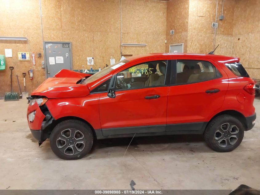 2020 Ford Ecosport S VIN: MAJ6S3FL2LC378806 Lot: 39898985