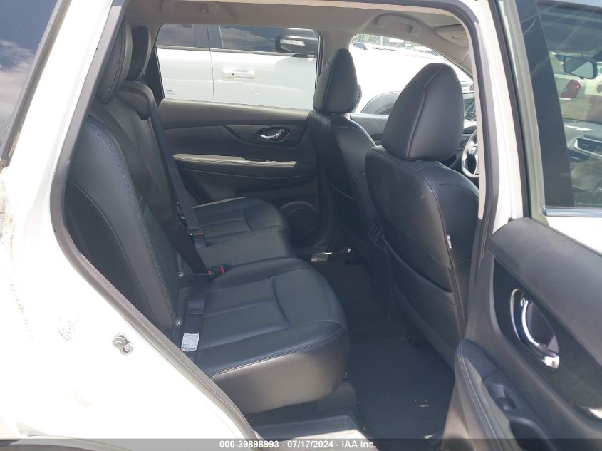 2016 Nissan Rogue Sl VIN: KNMAT2MT5GP702540 Lot: 39898993