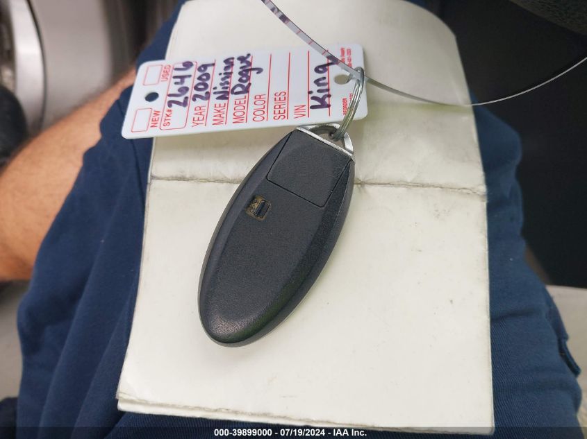 2009 Nissan Rogue Sl VIN: JN8AS58V99W439577 Lot: 39899000