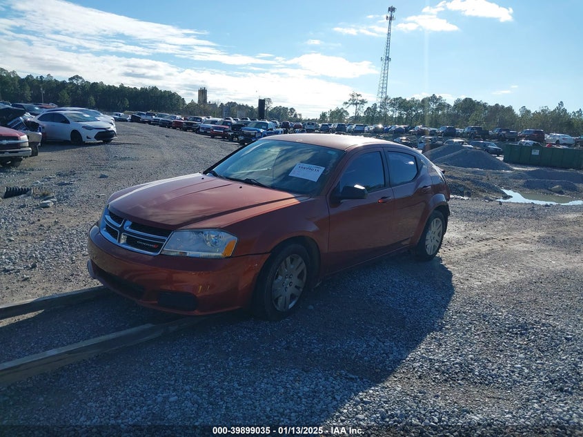 Vin: 1c3cdzab3cn243805, lot: 40385967, dodge avenger se 20122