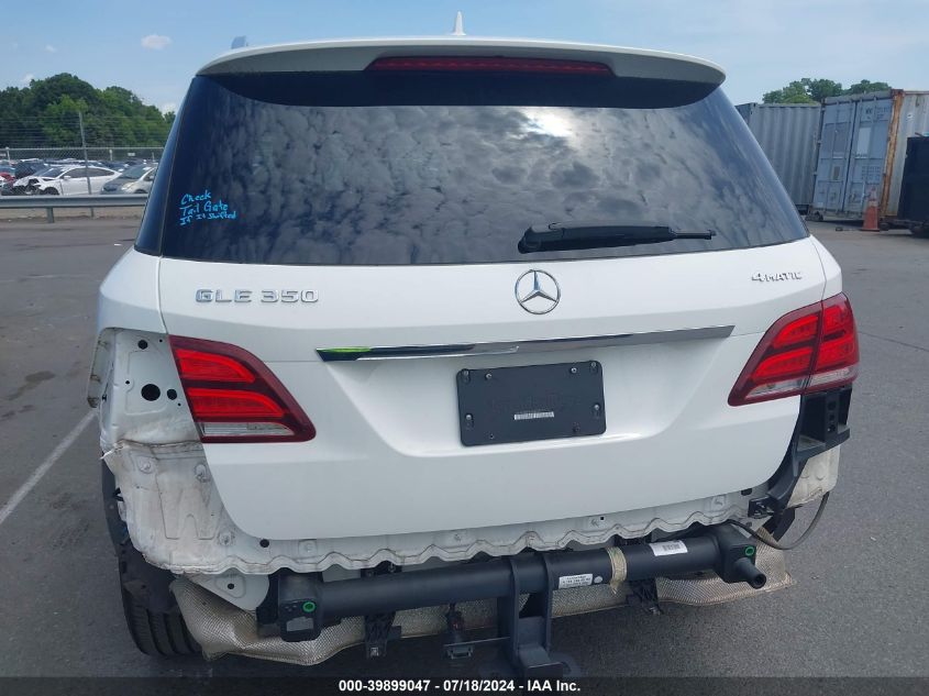 2017 Mercedes-Benz Gle 350 4Matic VIN: 4JGDA5HB8HA947645 Lot: 39899047