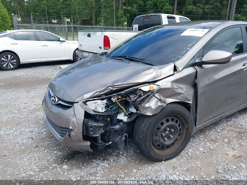 2013 Hyundai Elantra Gls VIN: 5NPDH4AE3DH216624 Lot: 39899135