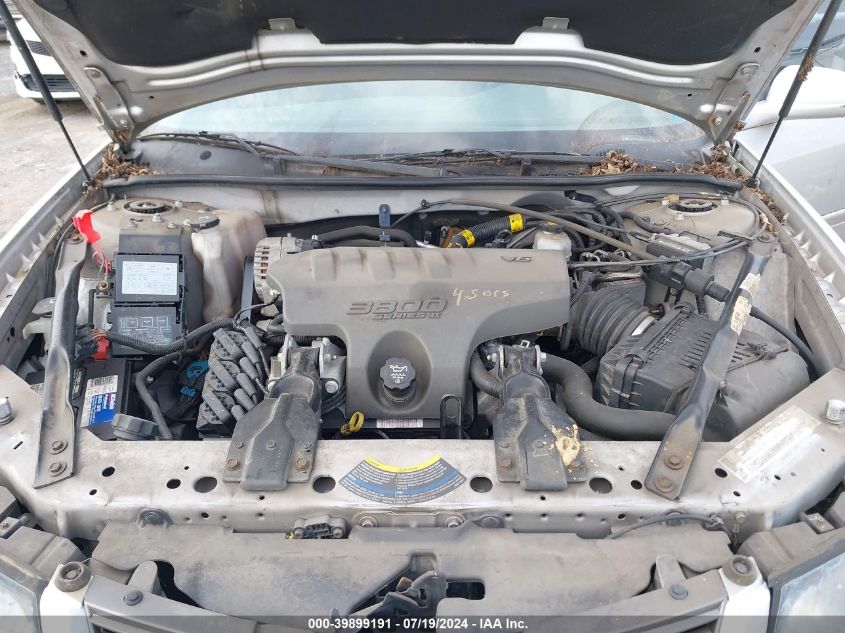 2004 Chevrolet Impala Ls VIN: 2G1WH52K349155452 Lot: 39899191