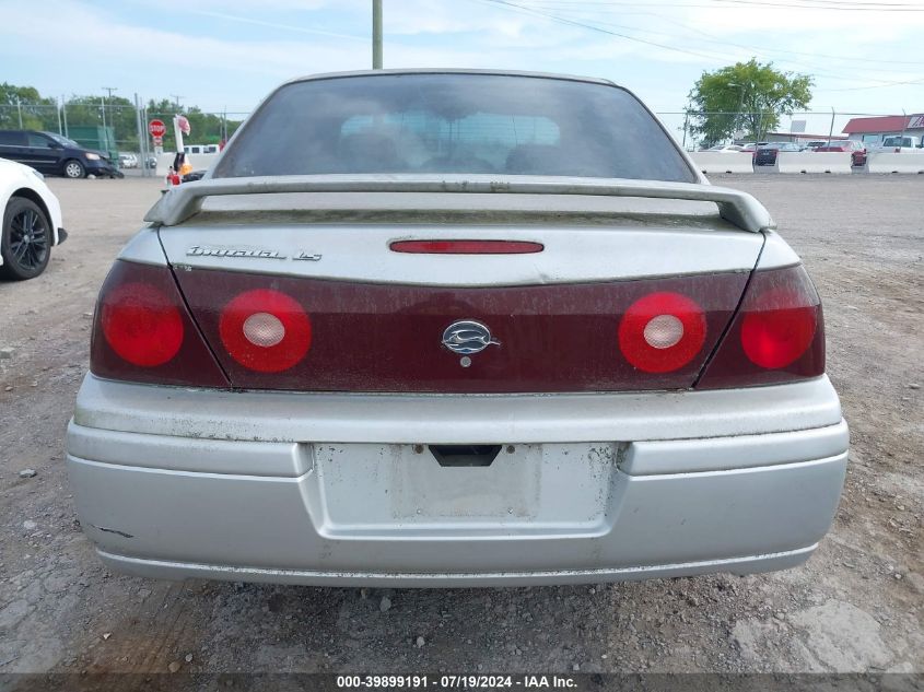 2004 Chevrolet Impala Ls VIN: 2G1WH52K349155452 Lot: 39899191