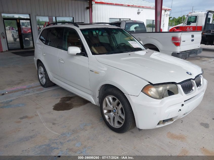 2006 BMW X3 3.0I VIN: WBXPA93436WG74783 Lot: 39899260