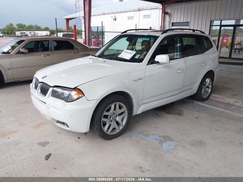 2006 BMW X3 3.0I VIN: WBXPA93436WG74783 Lot: 39899260