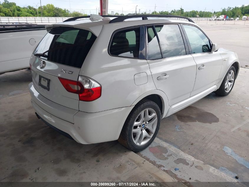 2006 BMW X3 3.0I VIN: WBXPA93436WG74783 Lot: 39899260