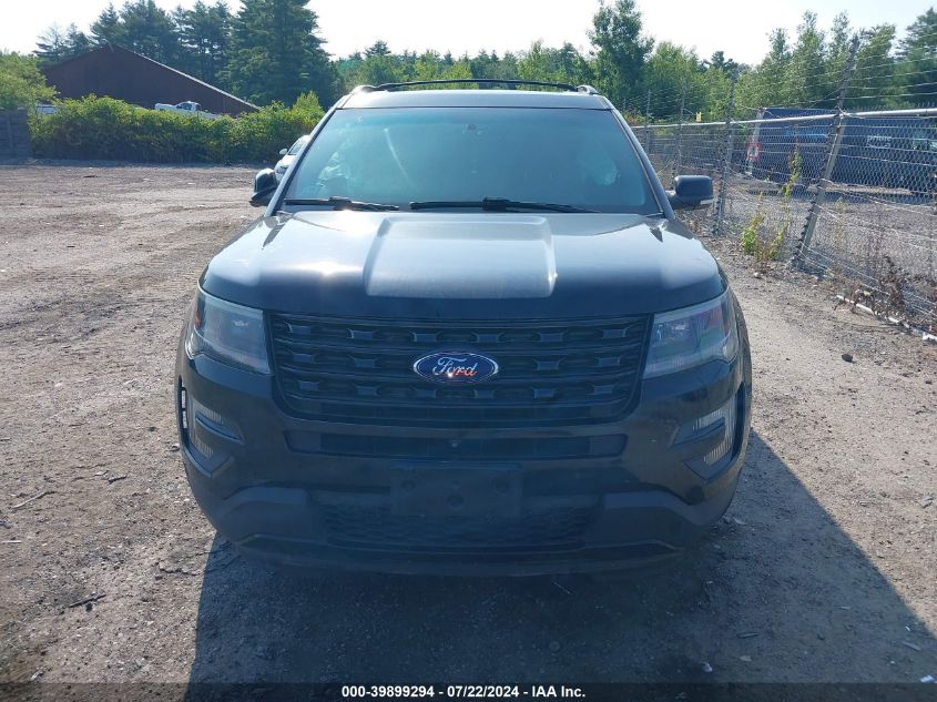2016 Ford Explorer Sport VIN: 1FM5K8GT7GGA41740 Lot: 39899294