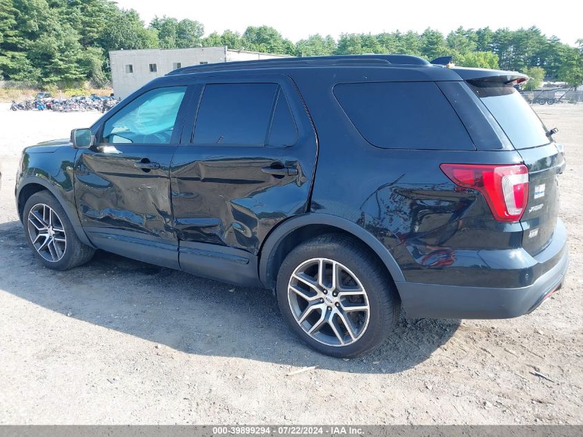 2016 Ford Explorer Sport VIN: 1FM5K8GT7GGA41740 Lot: 39899294