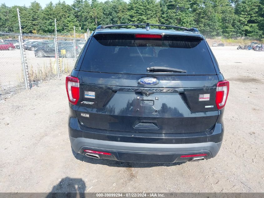 2016 Ford Explorer Sport VIN: 1FM5K8GT7GGA41740 Lot: 39899294