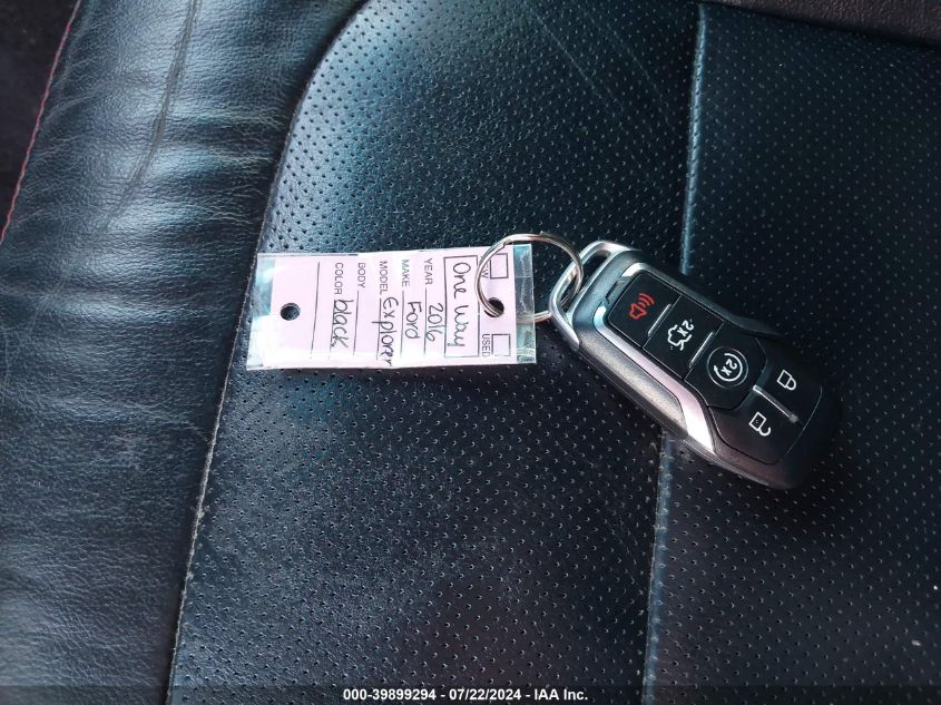 2016 Ford Explorer Sport VIN: 1FM5K8GT7GGA41740 Lot: 39899294