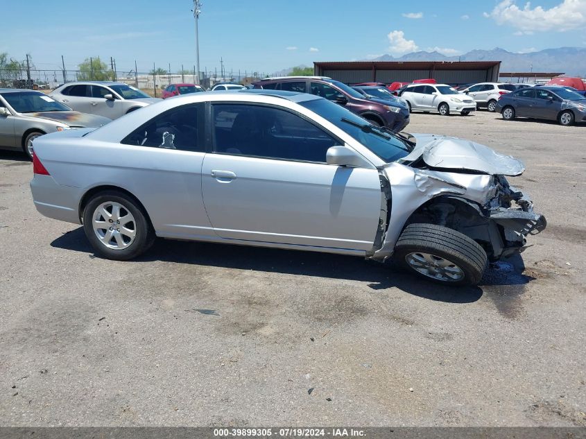 2003 Honda Civic Ex VIN: 1HGEM22973L087272 Lot: 39899305