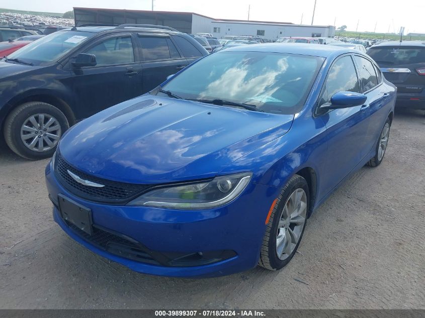 2015 Chrysler 200 S VIN: 1C3CCCBBXFN626756 Lot: 39899307