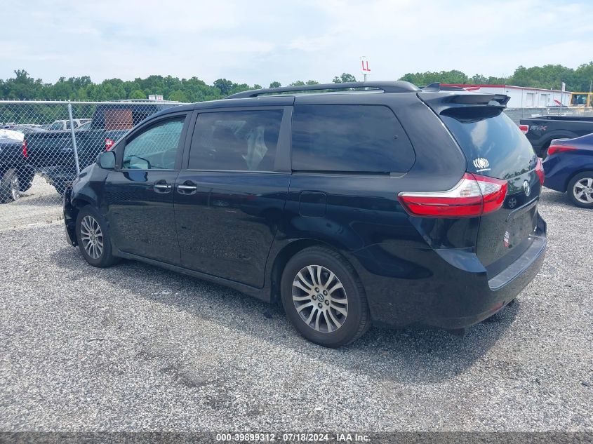 2018 Toyota Sienna Xle 8 Passenger VIN: 5TDYZ3DC8JS908676 Lot: 39899312