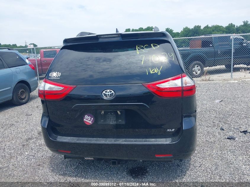 2018 Toyota Sienna Xle 8 Passenger VIN: 5TDYZ3DC8JS908676 Lot: 39899312