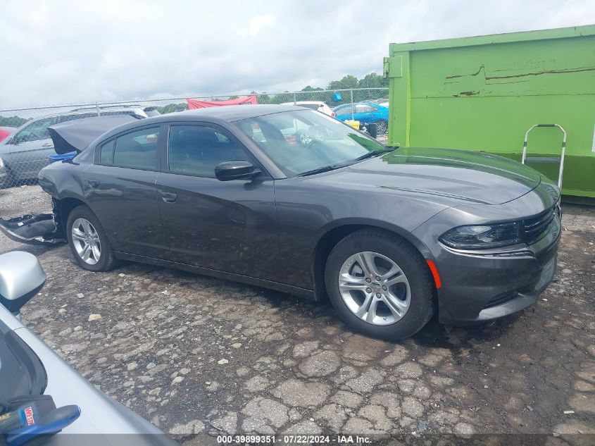 2023 Dodge Charger Sxt VIN: 2C3CDXBG9PH640142 Lot: 39899351