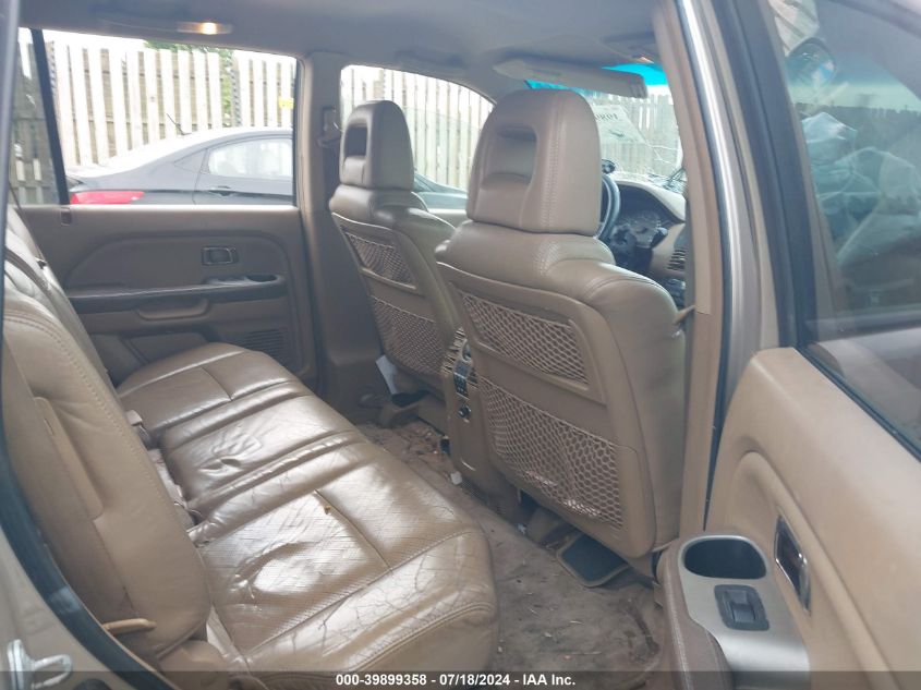 2003 Honda Pilot Ex-L VIN: 2HKYF18663H610377 Lot: 39899358