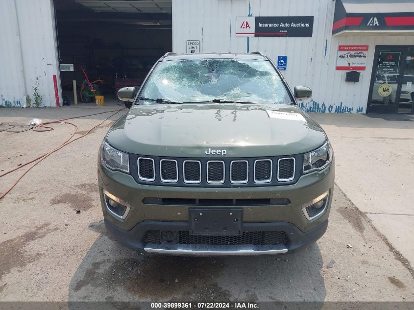 2021 Jeep Compass Limited 4X4 VIN: 3C4NJDCB5MT595878 Lot: 39899361