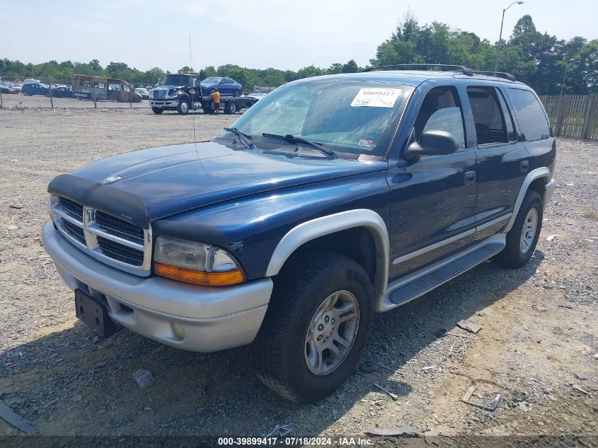 2003 Dodge Durango Slt Plus VIN: 1D8HS58N23F558591 Lot: 39899417