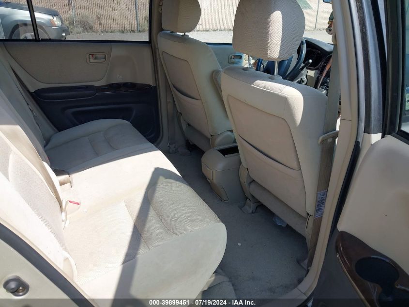 2002 Toyota Highlander V6 VIN: JTEHF21A320092398 Lot: 39899451