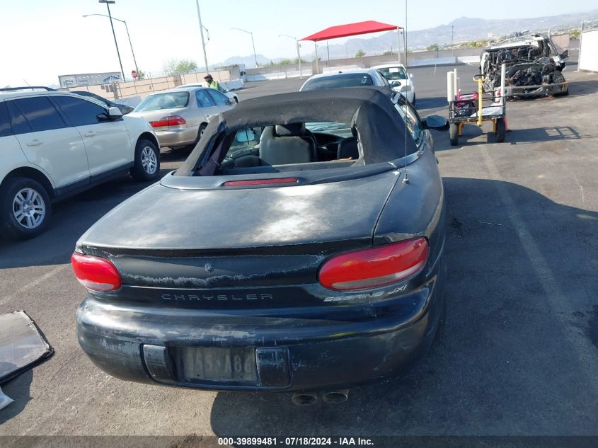 1996 Chrysler Sebring Jxi VIN: 3C3EL55H4TT301987 Lot: 39899481