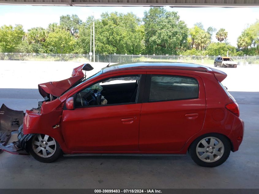 2014 Mitsubishi Mirage Es VIN: ML32A4HJ0EH022022 Lot: 39899483