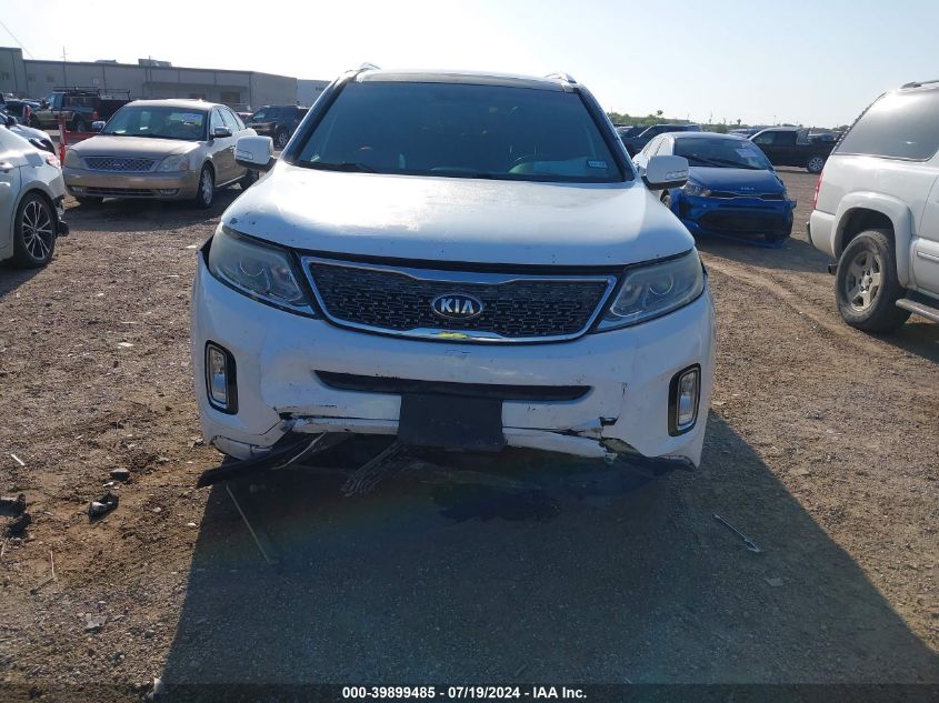 2015 Kia Sorento Limited V6 VIN: 5XYKW4A71FG647830 Lot: 39899485