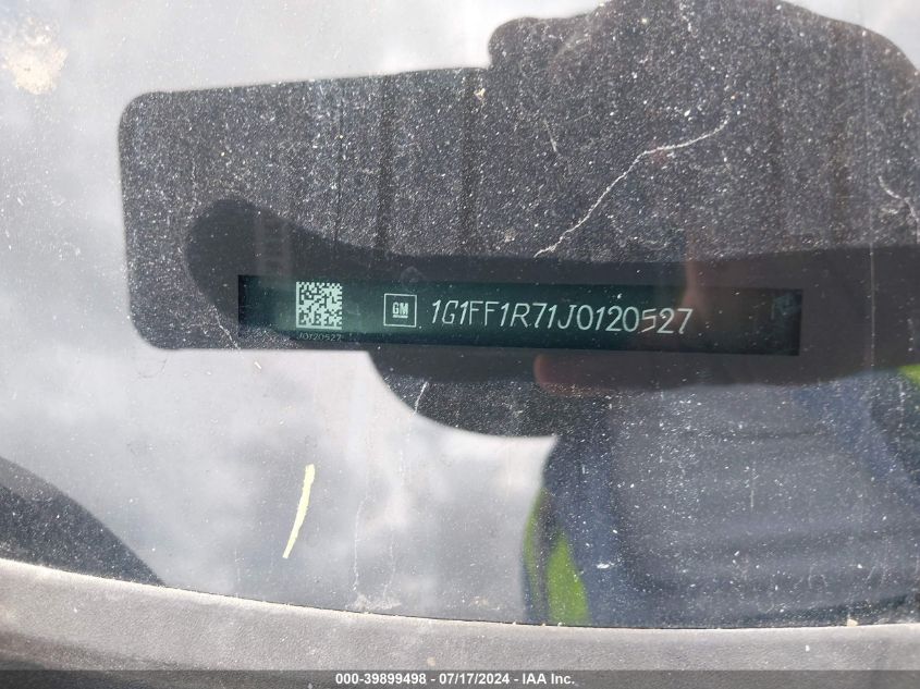 2018 Chevrolet Camaro 1Ss VIN: 1G1FF1R71J0120527 Lot: 39899498