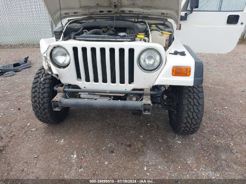 2001 Jeep Wrangler Se VIN: 1J4FA29P51P324955 Lot: 39899515