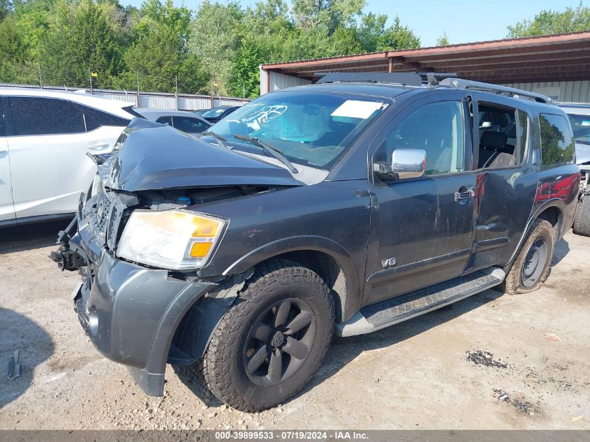 2008 Nissan Armada Se/Le VIN: 5N1AA08C18N613349 Lot: 39899533