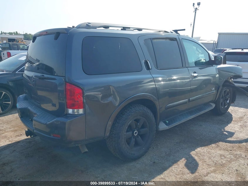 2008 Nissan Armada Se/Le VIN: 5N1AA08C18N613349 Lot: 39899533