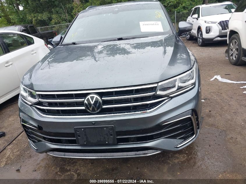 2022 Volkswagen Tiguan 2.0T Sel R-Line VIN: 3VV4B7AX6NM101808 Lot: 39899555