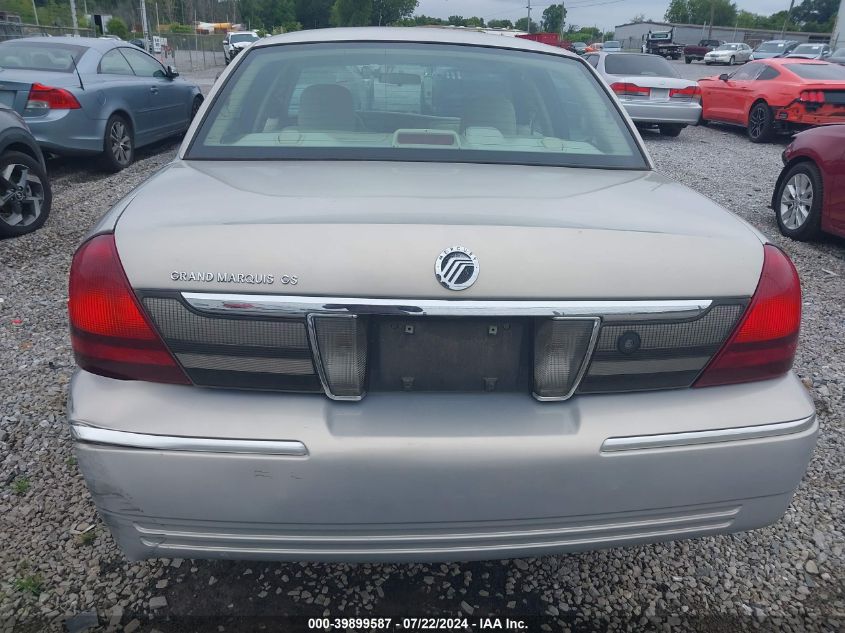 2008 Mercury Grand Marquis Gs VIN: 2MEFM74V38X608538 Lot: 39899587