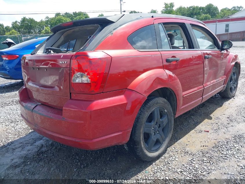 2007 Dodge Caliber Sxt VIN: 1B3HB48B67D126376 Lot: 39899633