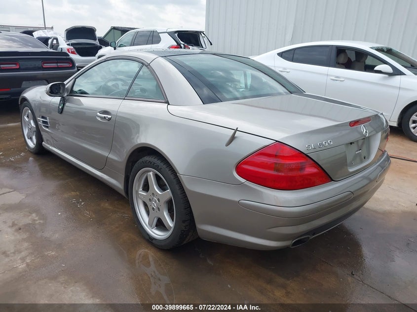 2003 Mercedes-Benz Sl 500 VIN: WDBSK75F83F028850 Lot: 39899665