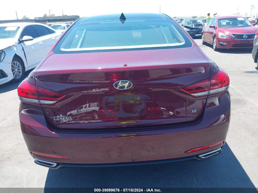 2015 Hyundai Genesis 3.8 VIN: KMHGN4JE7FU017294 Lot: 39899676