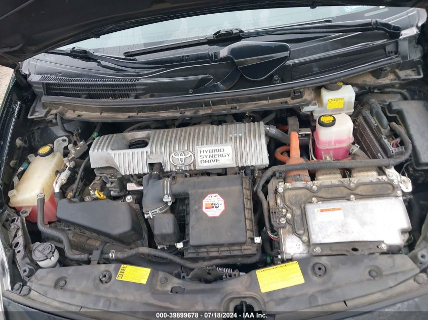 2012 Toyota Prius Two VIN: JTDKN3DU7C5456691 Lot: 39899678