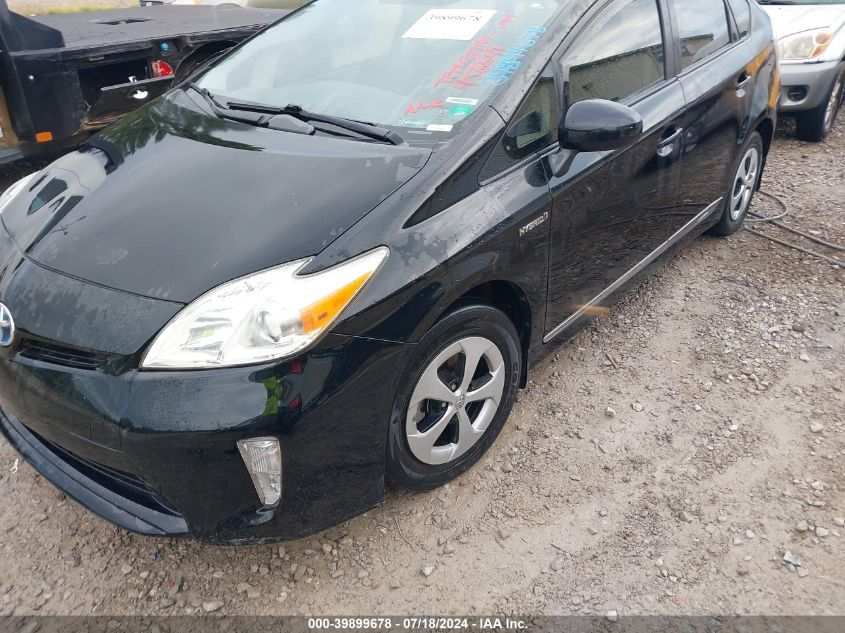 2012 Toyota Prius Two VIN: JTDKN3DU7C5456691 Lot: 39899678