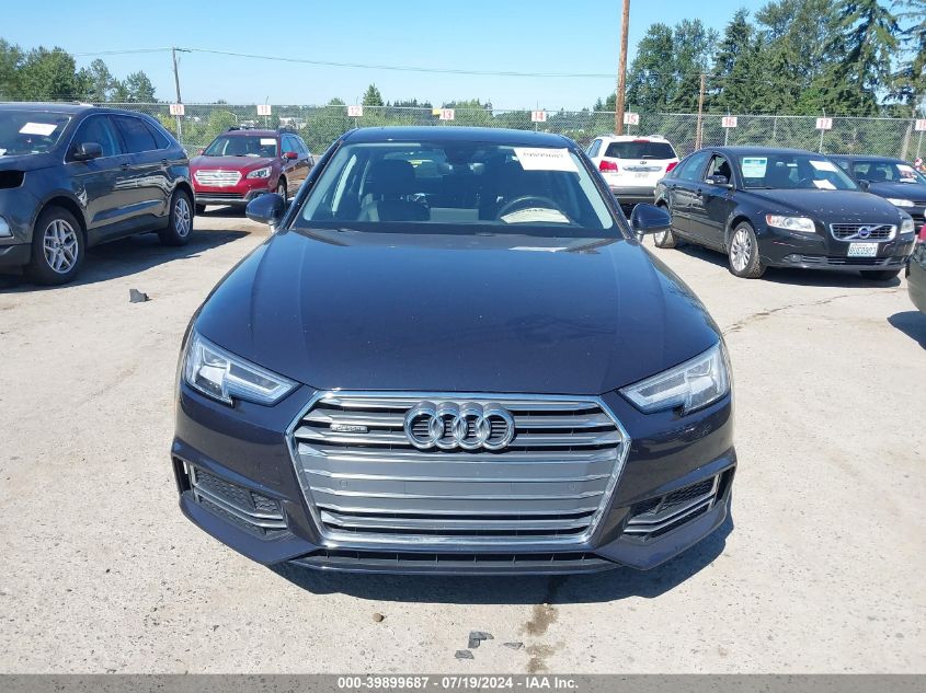 2018 Audi A4 Premium Plus VIN: WAUENAF41JA034013 Lot: 39899687