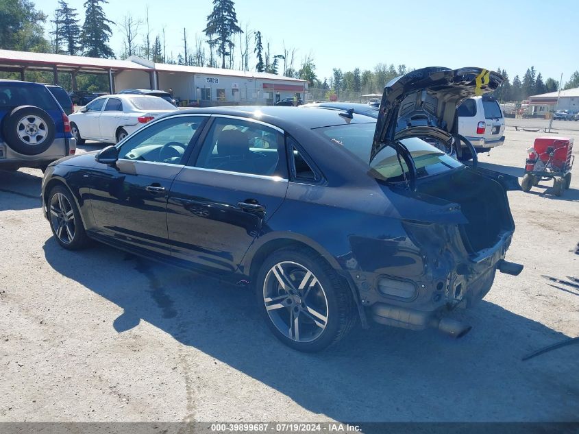 2018 AUDI A4 2.0T PREMIUM/2.0T TECH PREMIUM - WAUENAF41JA034013