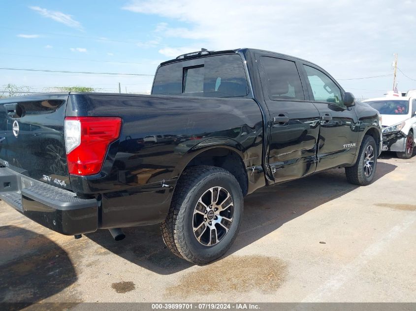 2023 Nissan Titan Sv 4X4 VIN: 1N6AA1EC1PN110320 Lot: 39899701