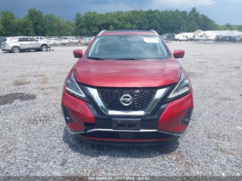 2021 Nissan Murano Platinum Intelligent Awd VIN: 5N1AZ2DS6MC117812 Lot: 39899735