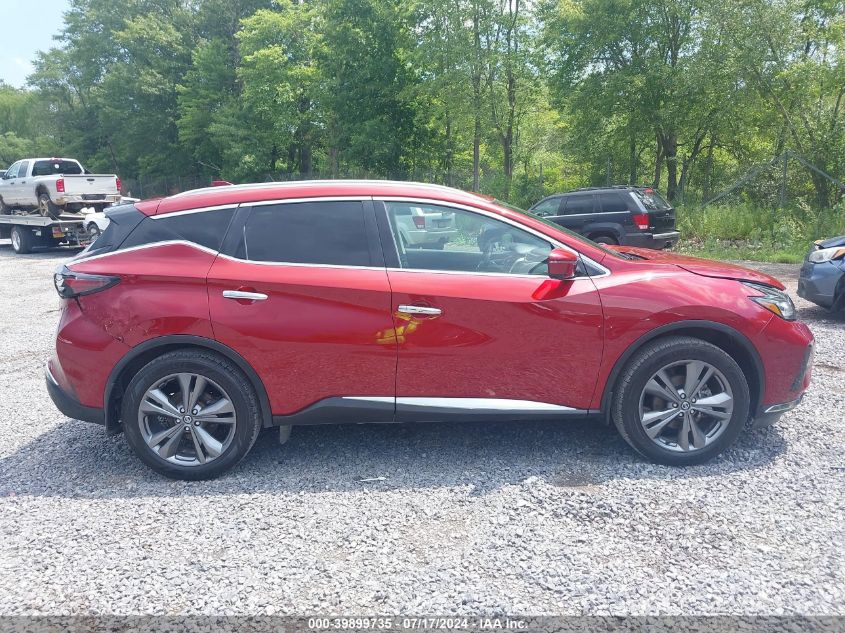 2021 Nissan Murano Platinum Intelligent Awd VIN: 5N1AZ2DS6MC117812 Lot: 39899735