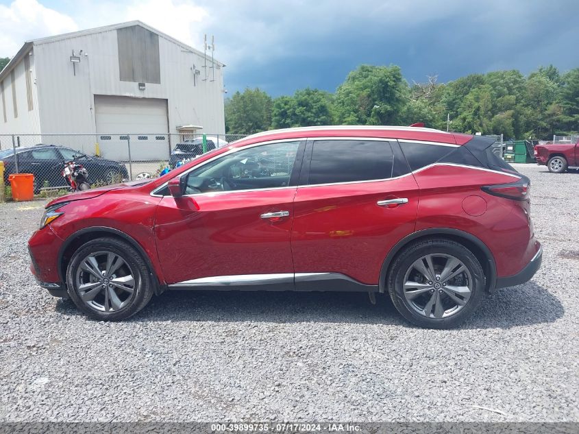 2021 Nissan Murano Platinum Intelligent Awd VIN: 5N1AZ2DS6MC117812 Lot: 39899735